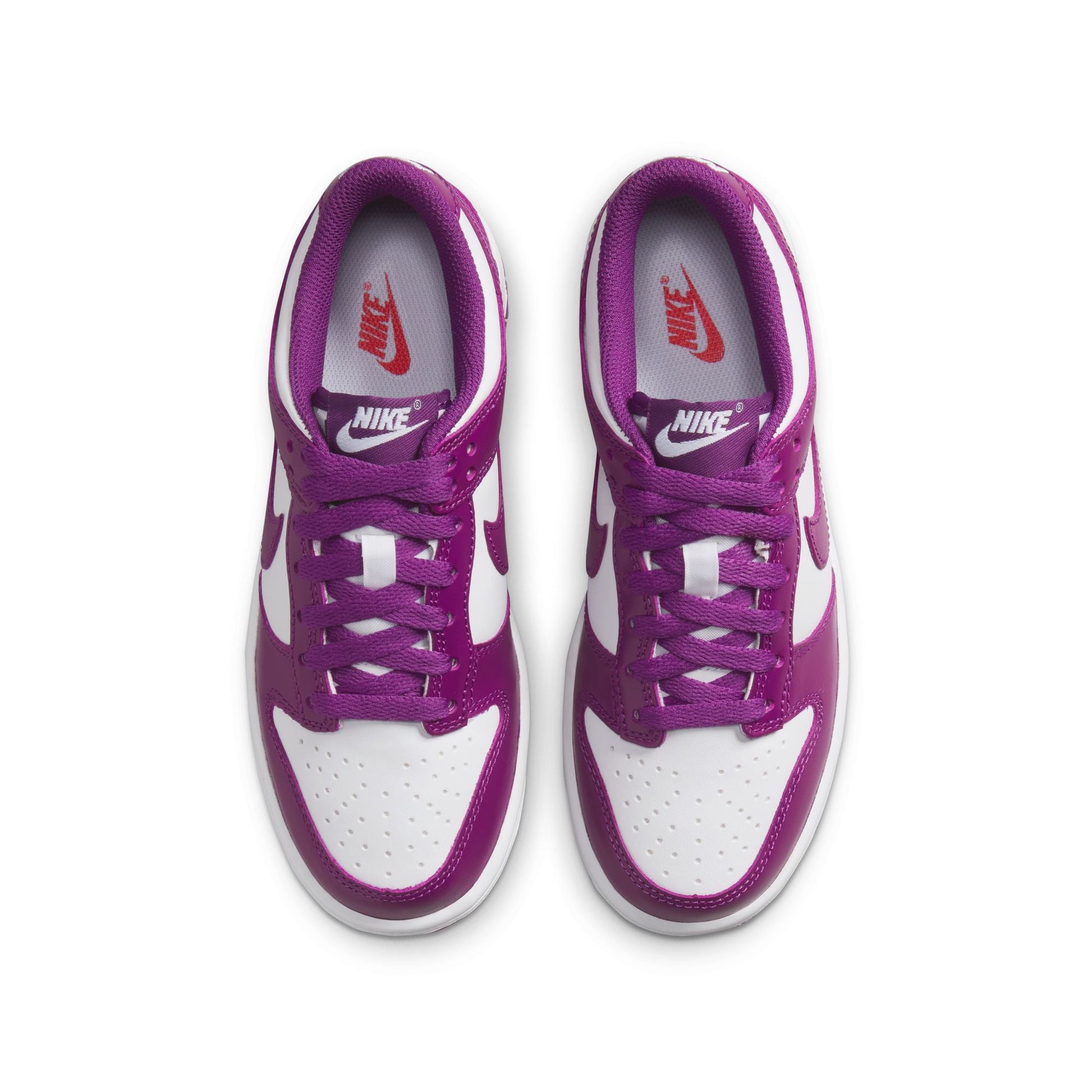 Nike Big Kids Dunk Low - White/Viotech Denim Exchange