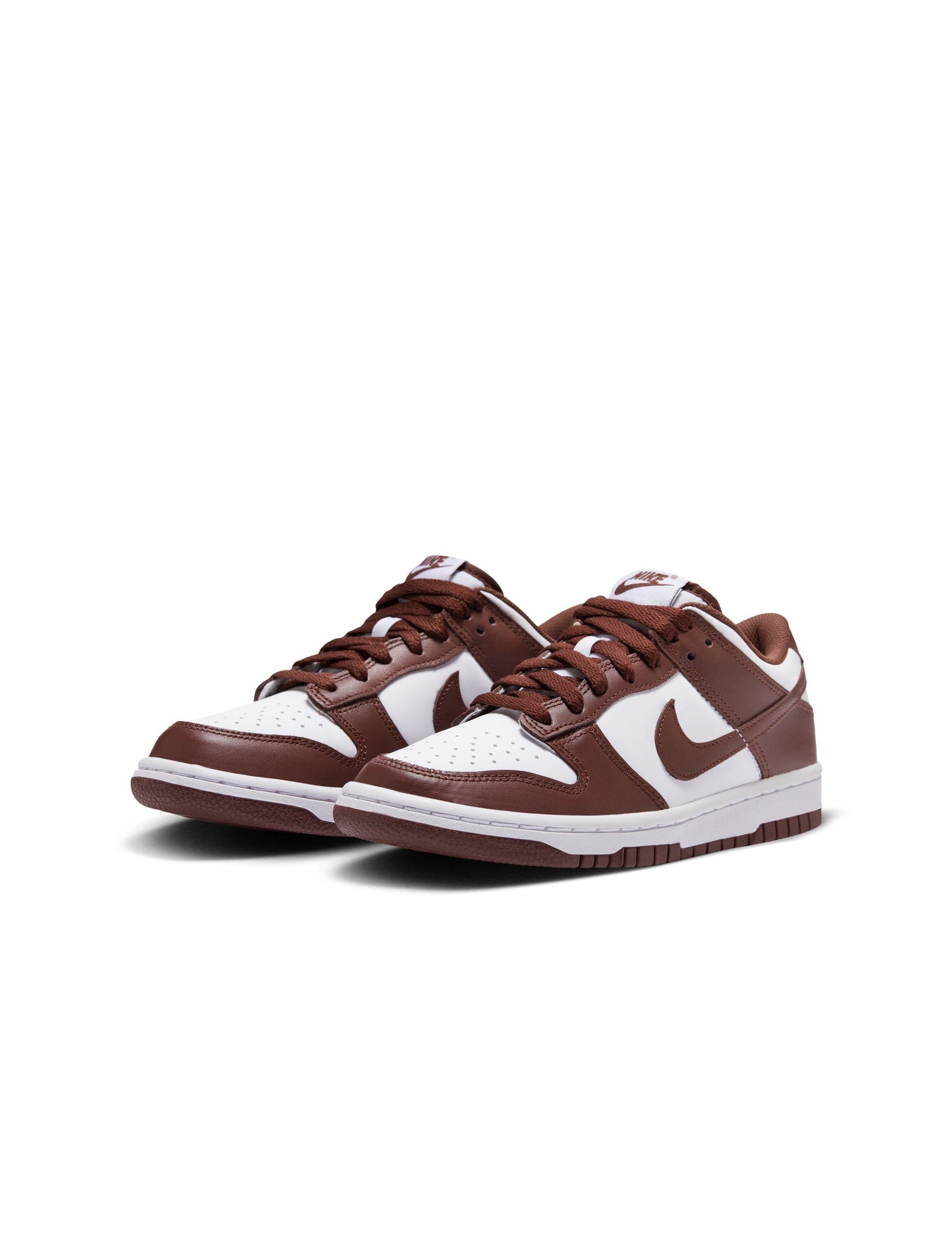 Nike Big Kids Dunk Low - White/Redwood Denim Exchange