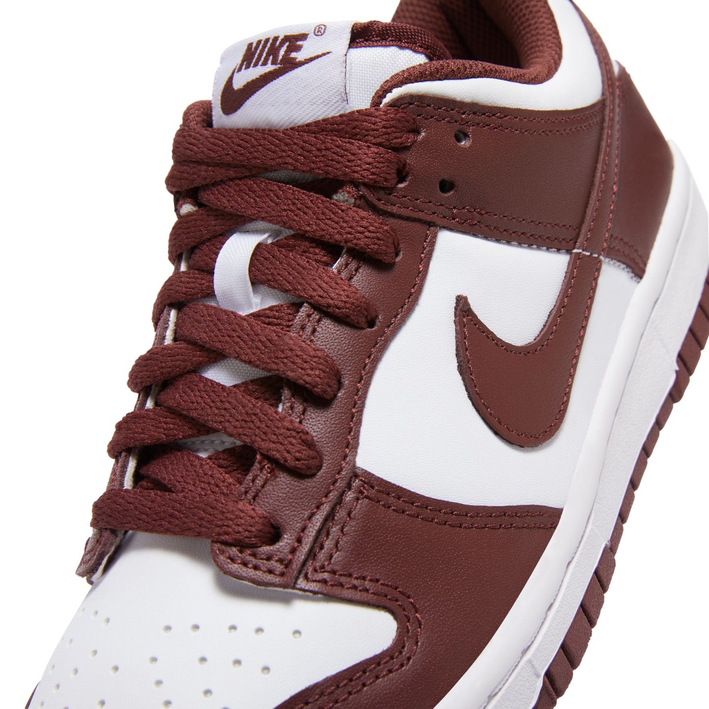 Nike Big Kids Dunk Low - White/Redwood Denim Exchange