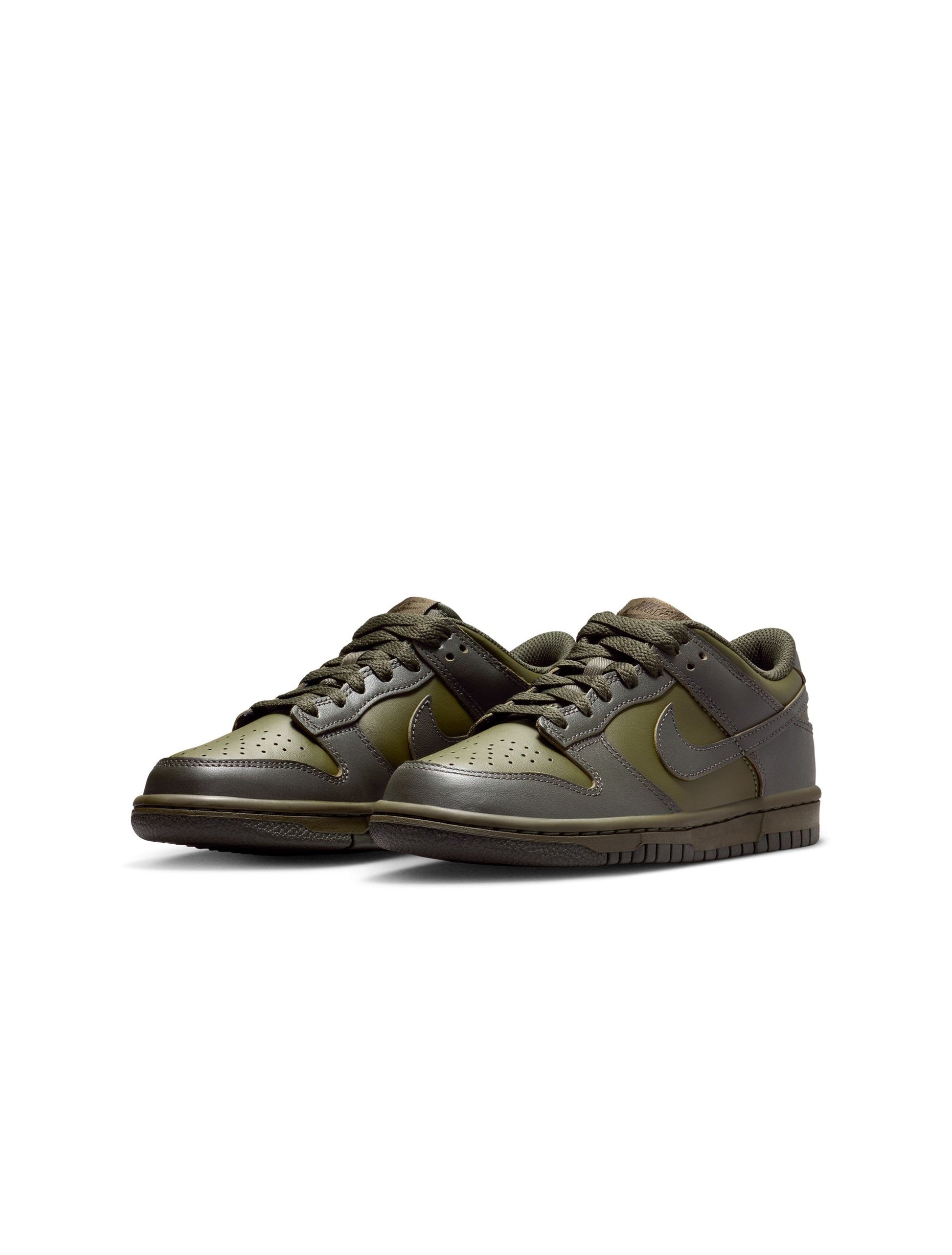 Nike Big Kids Dunk Low - Cargo Khaki Denim Exchange