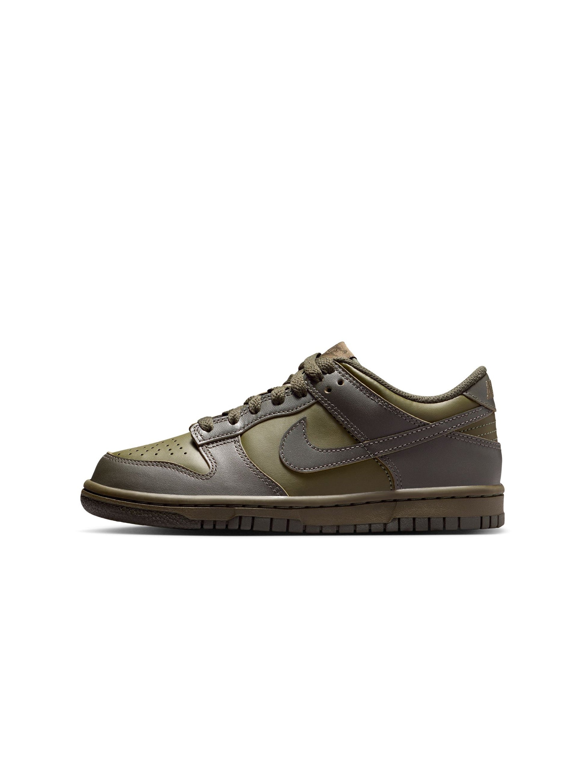 Nike Big Kids Dunk Low - Cargo Khaki Denim Exchange