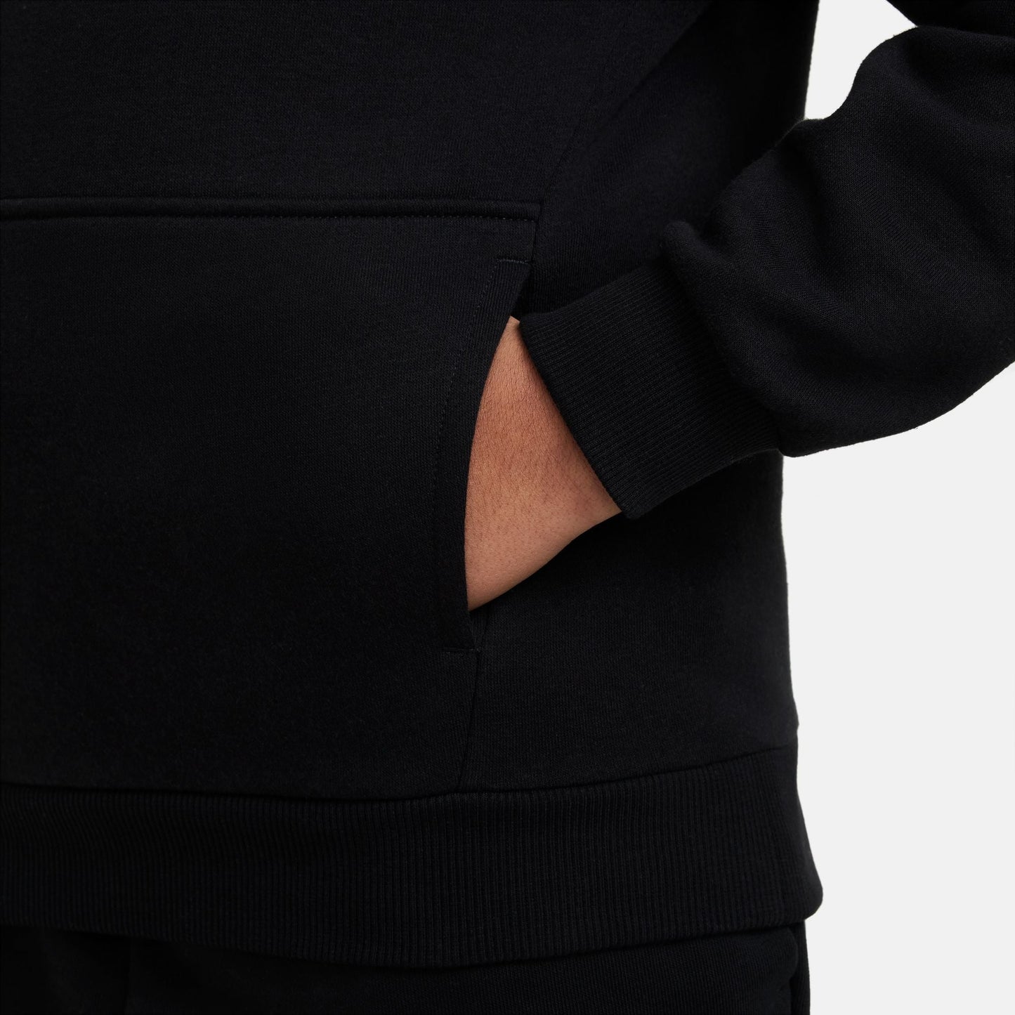 Nike Big Kids Sportswear Club Hoodie - Fleece Black/White Denim Exchange