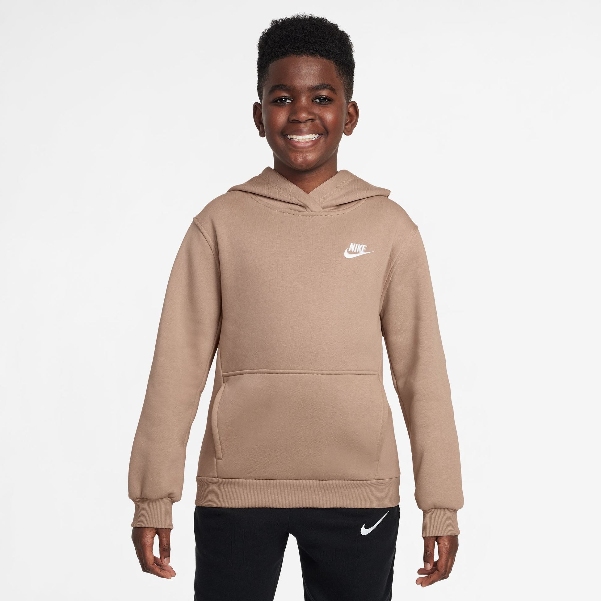 Nike Big Kids Sportswear Club Fleece Hoodie - Hemp Denim Exchange
