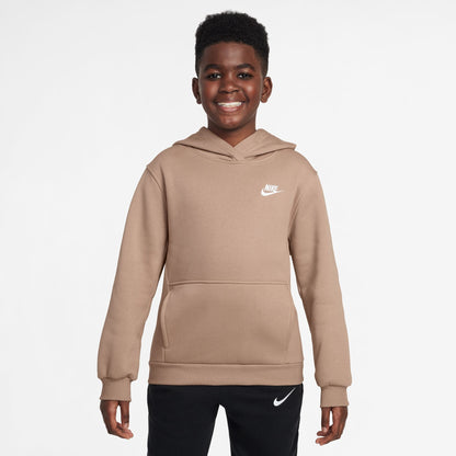 Nike Big Kids Sportswear Club Fleece Hoodie - Hemp Denim Exchange
