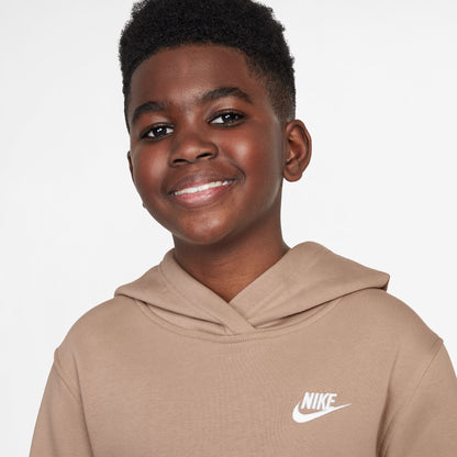 Nike Big Kids Sportswear Club Fleece Hoodie - Hemp Denim Exchange