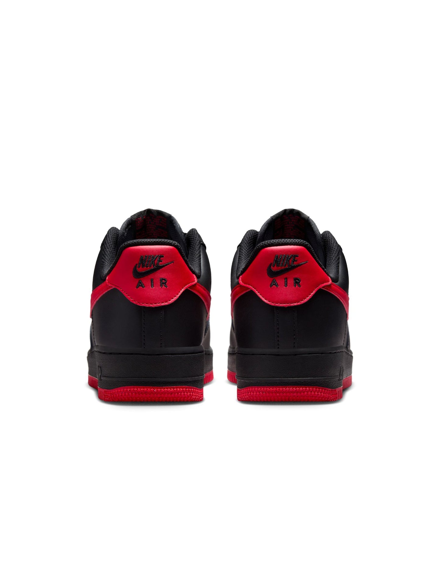 Nike Mens Air Force 1 '07 - Black/University Red Denim Exchange