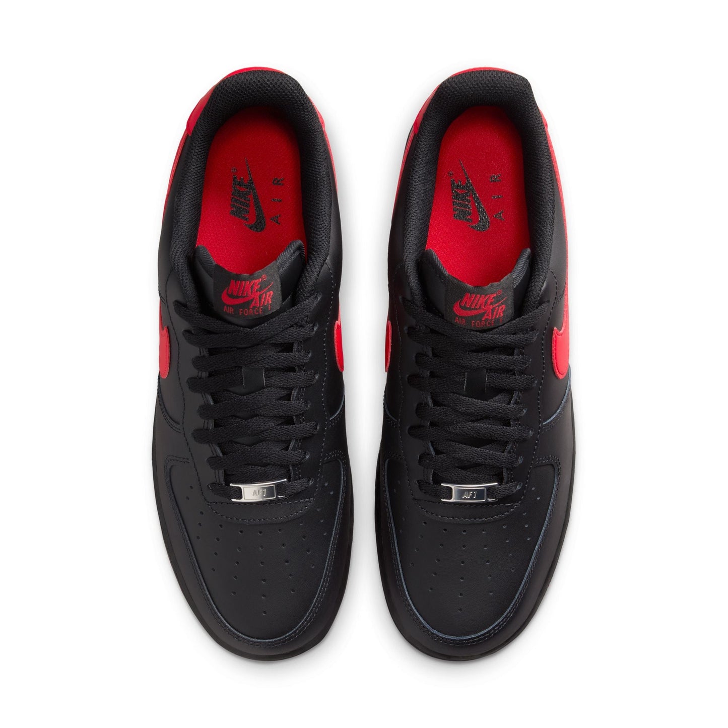 Nike Mens Air Force 1 '07 - Black/University Red Denim Exchange