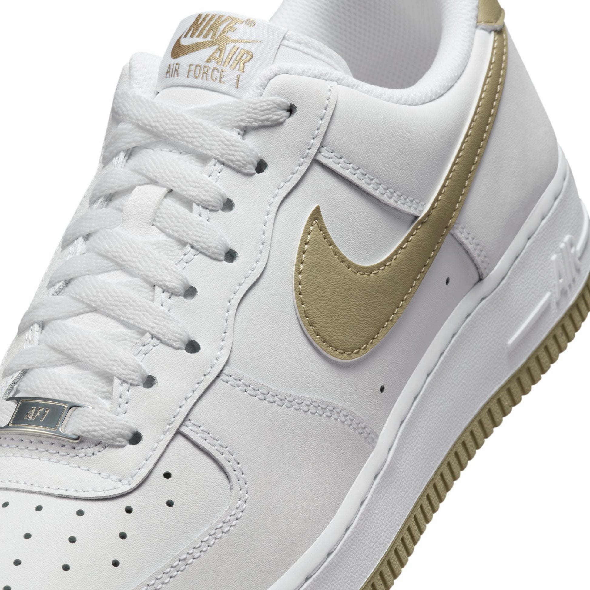 Nike Mens Air Force 1 '07 - White/Neutral Olive Denim Exchange