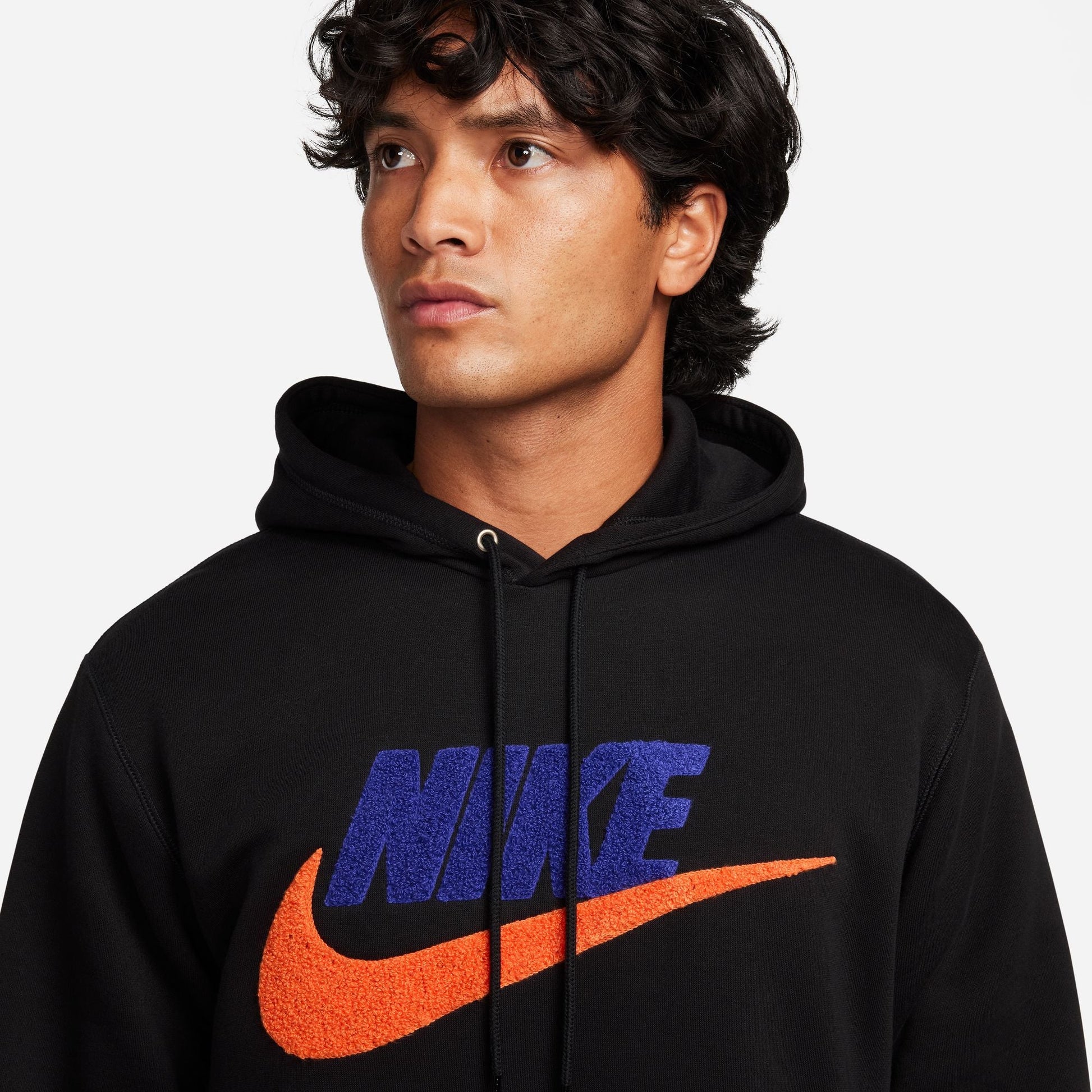 Nike Mens Club Fleece Hoodie - Black Denim Exchange
