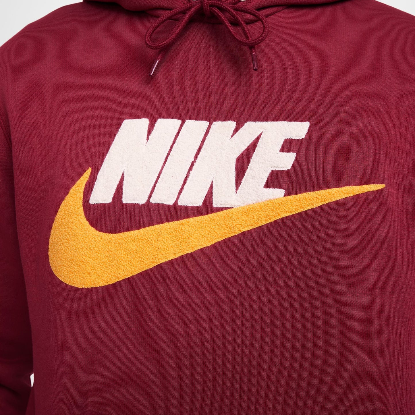 Nike Mens Club Fleece Hoodie - Team Red Denim Exchange