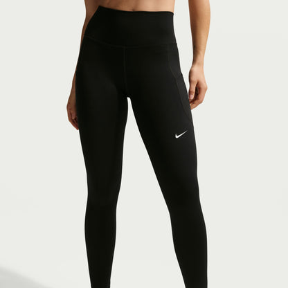 Nike Womens One High-Waisted 7/8 Leggings - Black/White Denim Exchange