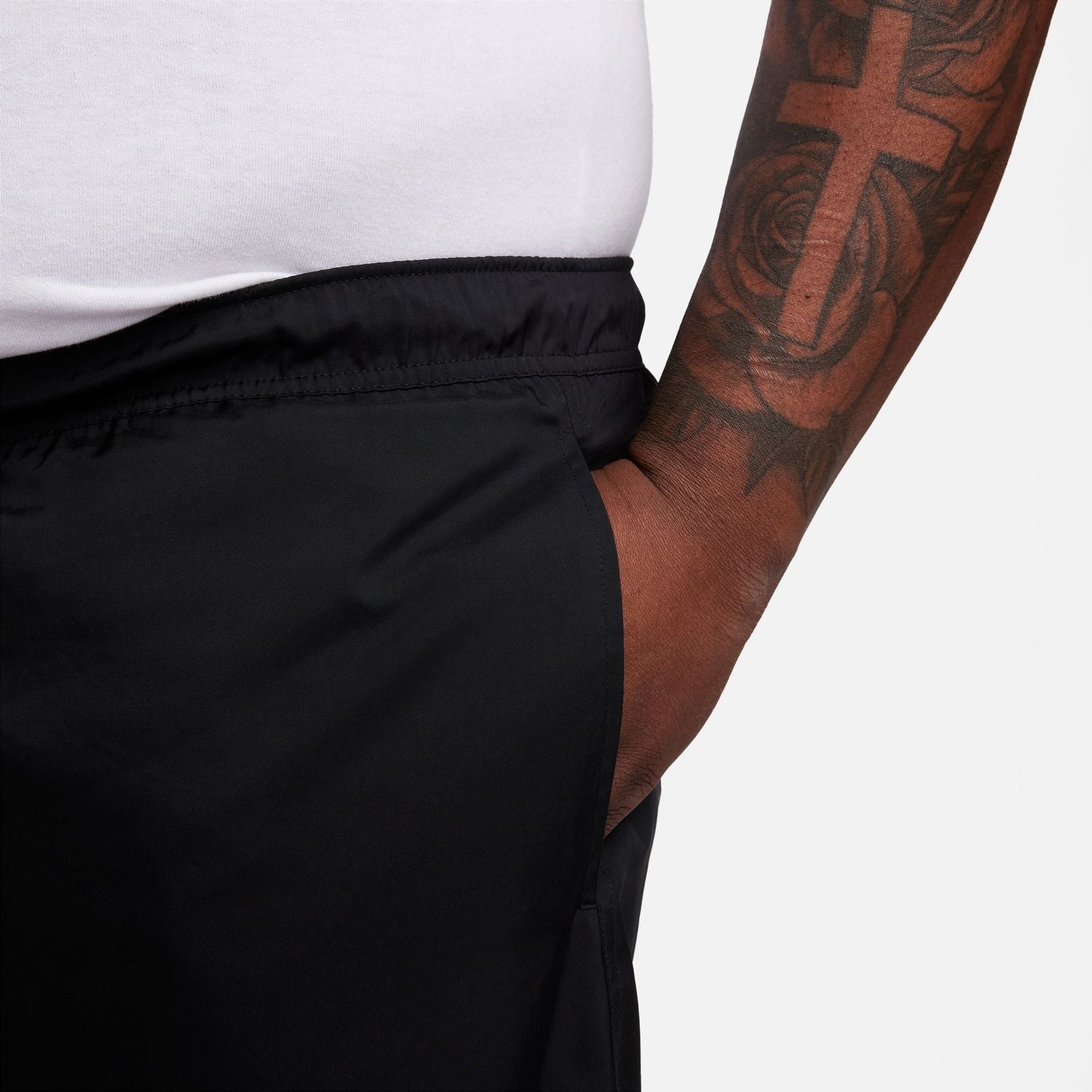 Nike Mens Club Woven Shorts - Black/White Denim Exchange