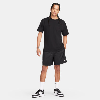 Nike Mens Club Woven Shorts - Black/White Denim Exchange