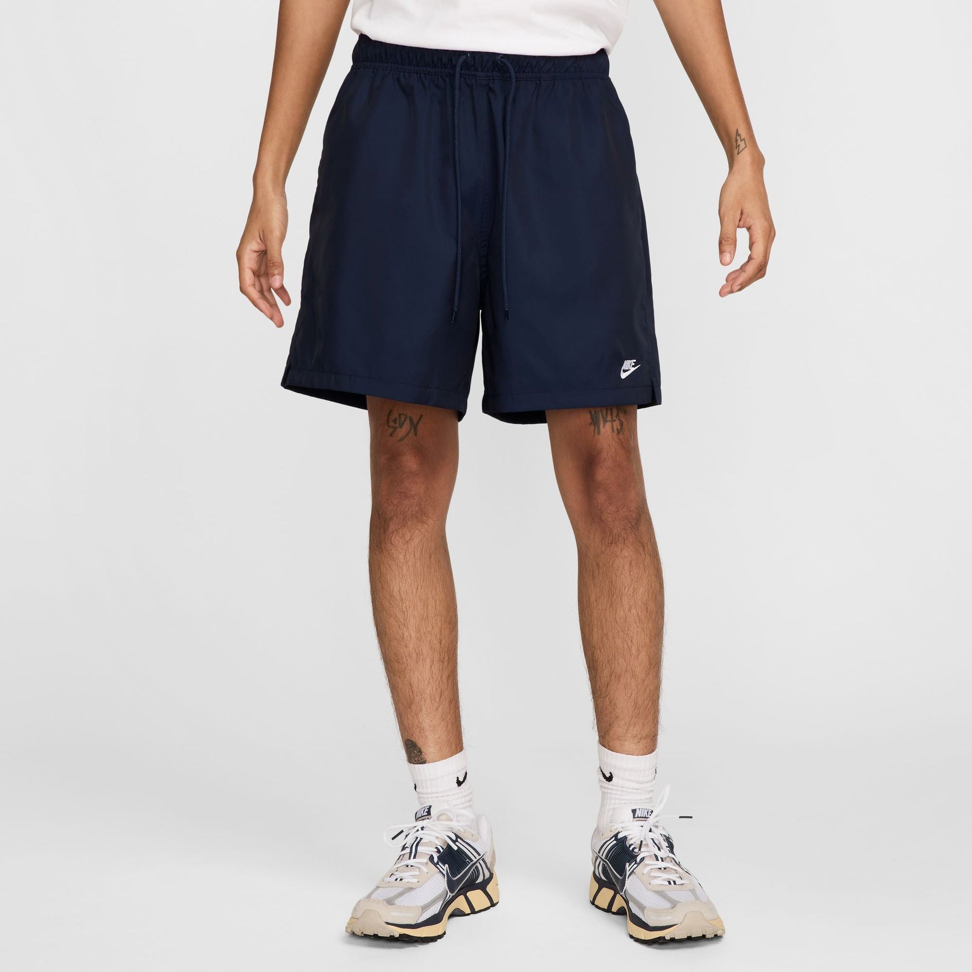 Nike Mens Club Woven Shorts - Obsidian/White Denim Exchange