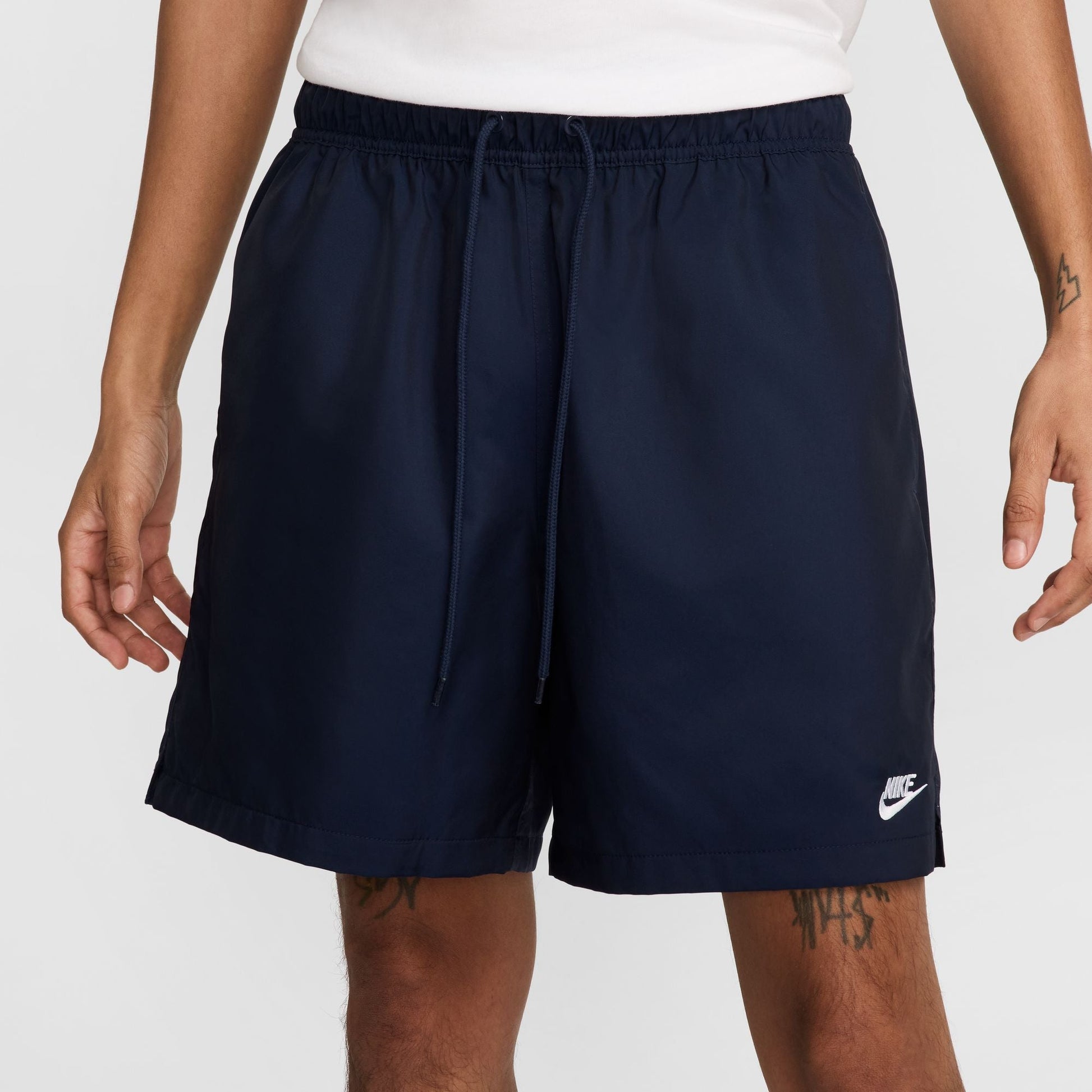 Nike Mens Club Woven Shorts - Obsidian/White Denim Exchange