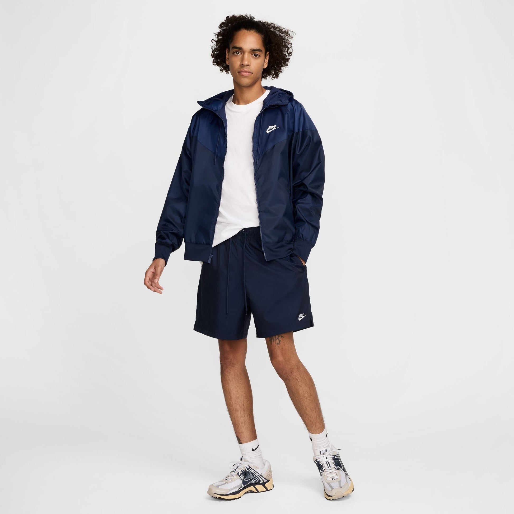 Nike Mens Club Woven Shorts - Obsidian/White Denim Exchange