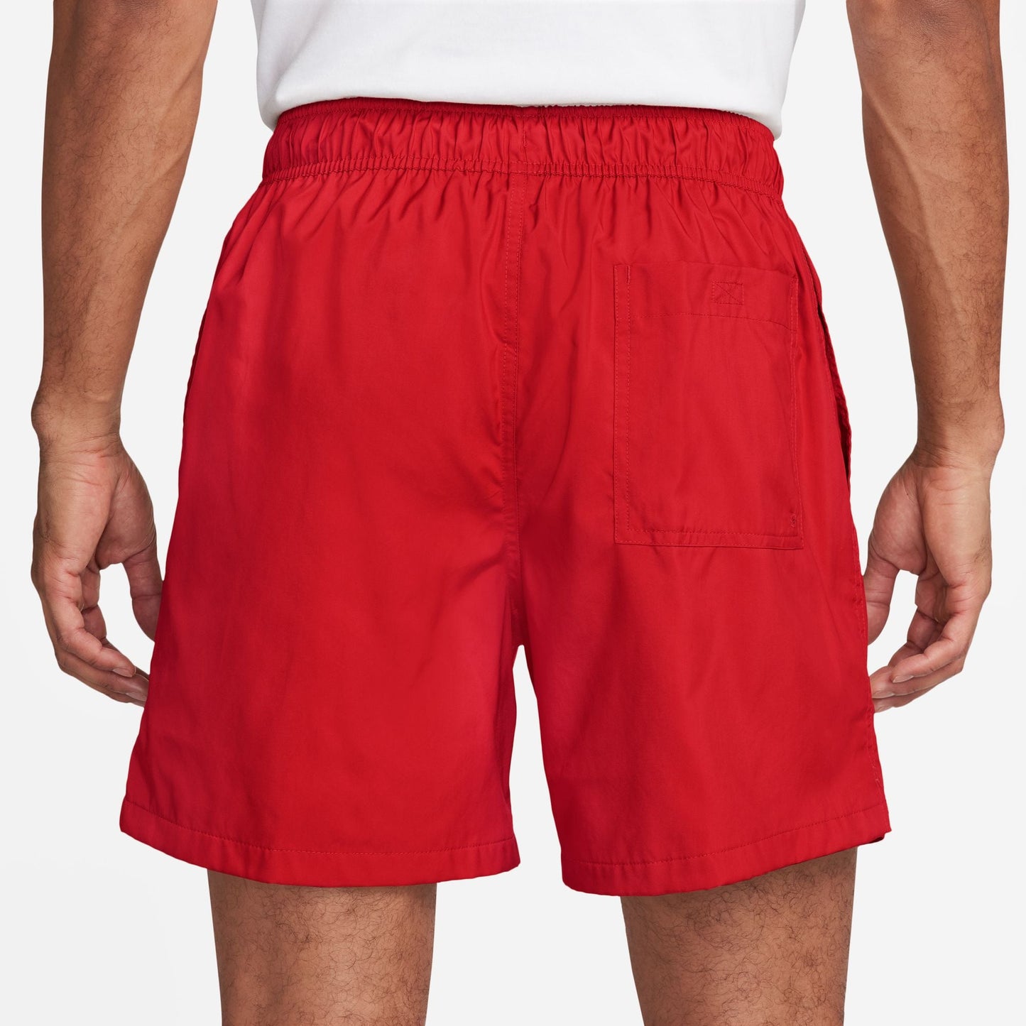 Nike Mens Club Woven Flow Shorts - University Red Denim Exchange