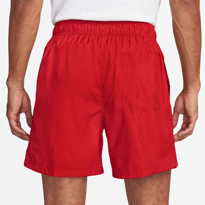 Nike Mens Club Woven Flow Shorts - University Red Denim Exchange