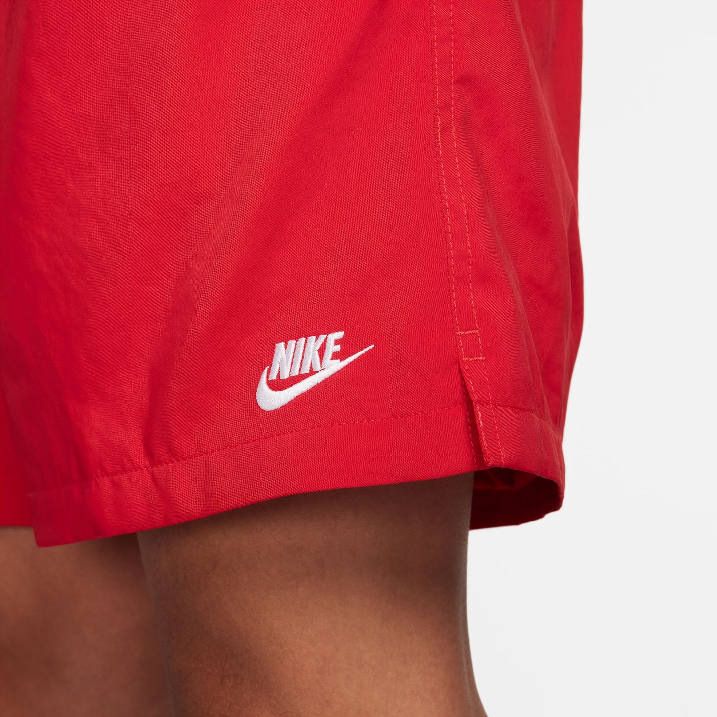 Nike Mens Club Woven Flow Shorts - University Red Denim Exchange