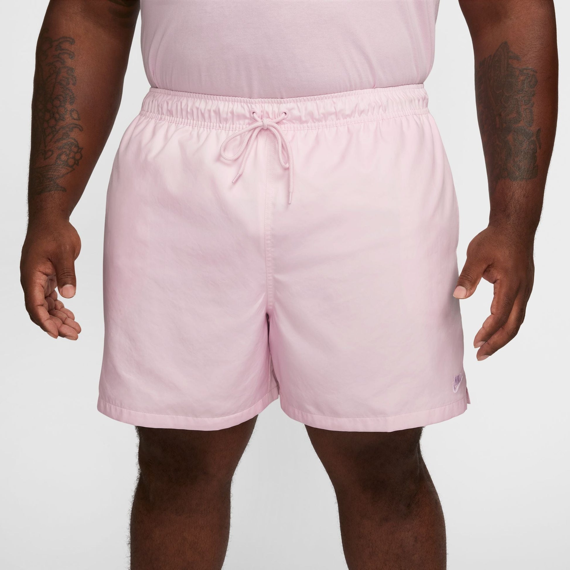 Nike Mens Club Woven Flow Shorts - Pink Foam Denim Exchange