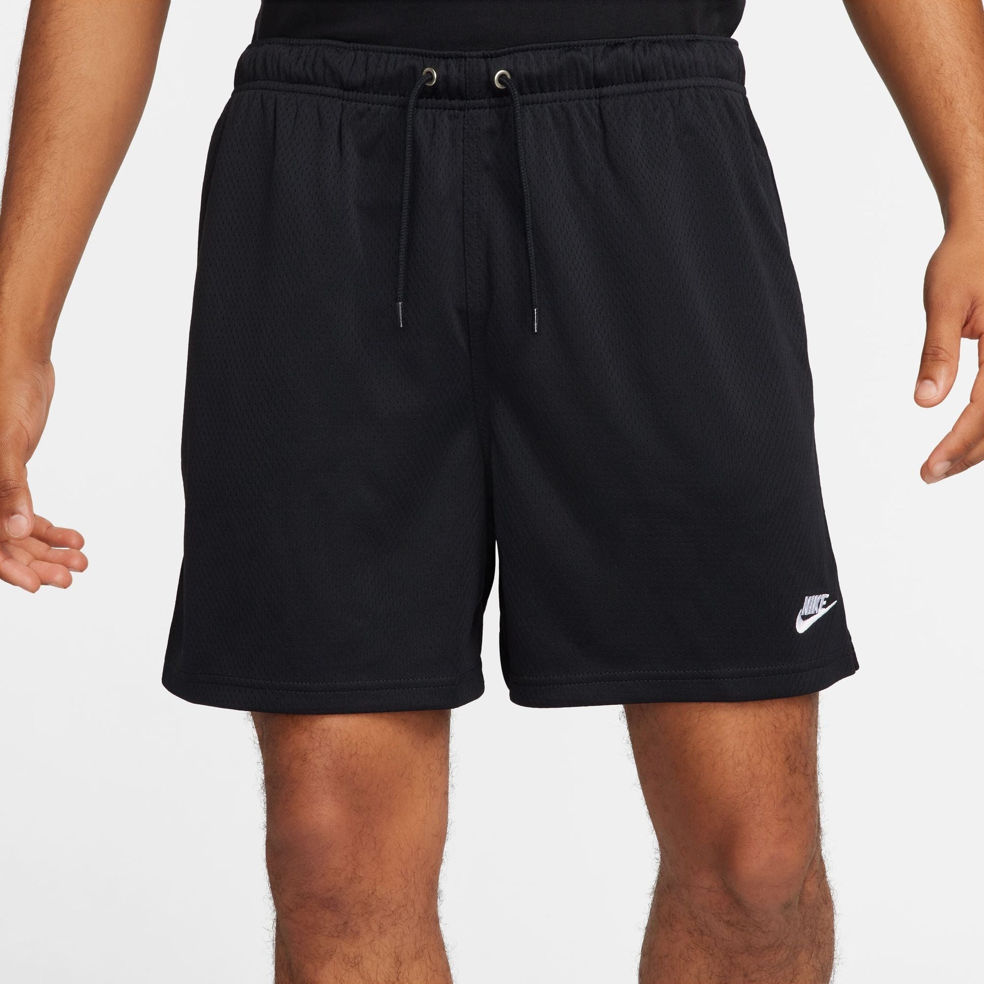 Nike Mens Club Mesh Flow Shorts - Black Denim Exchange