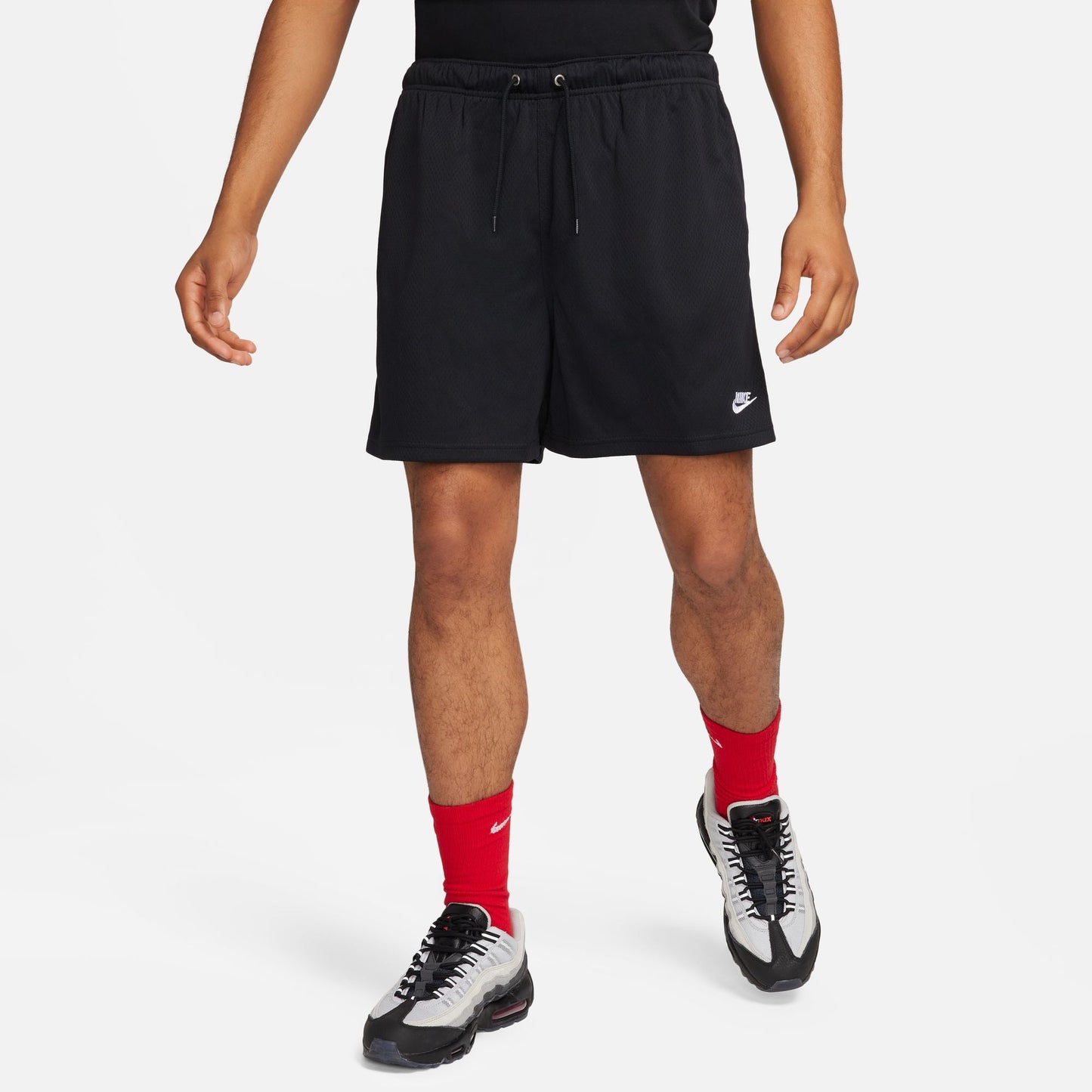 Nike Mens Club Mesh Flow Shorts - Black Denim Exchange