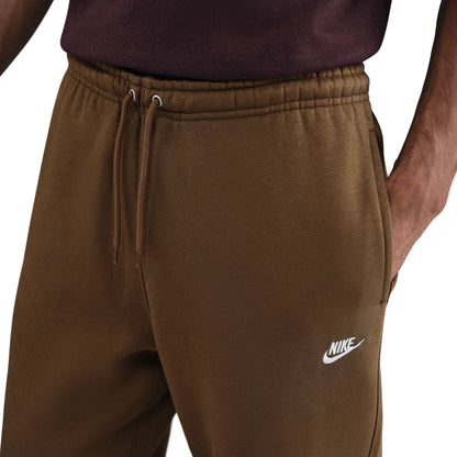 Nike Mens Club Open Hem Sweatpants - Brown Denim Exchange