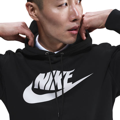 Nike Mens Fleece Pullover Hoodie - Black Denim Exchange
