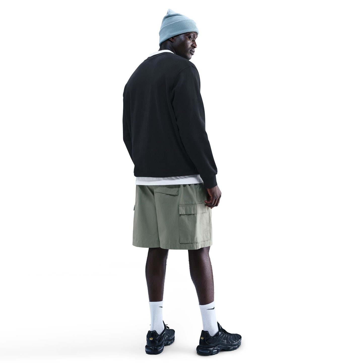 Nike Men's Club Fleece Crewneck - Black Denim Exchange
