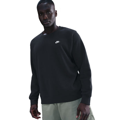 Nike Men's Club Fleece Crewneck - Black Denim Exchange