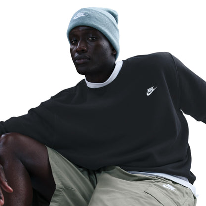 Nike Men's Club Fleece Crewneck - Black Denim Exchange