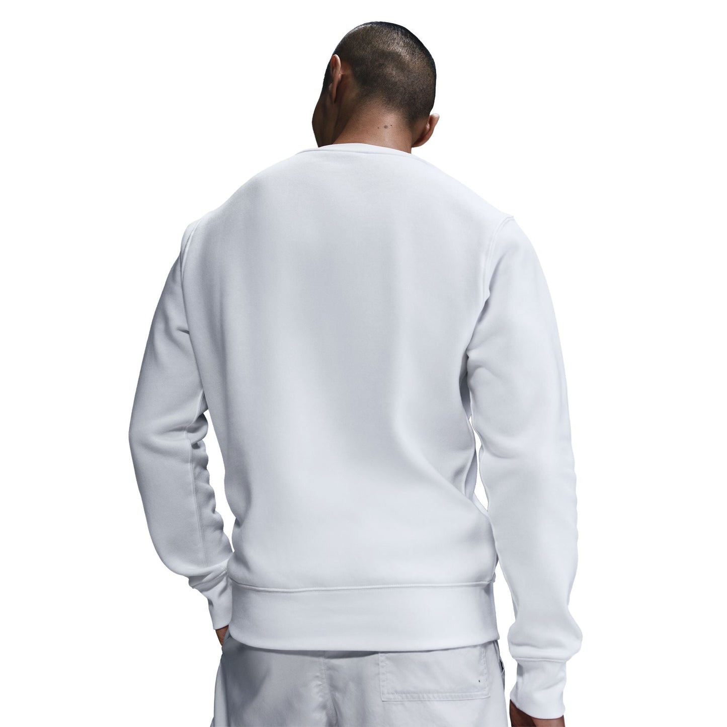 Nike Men's Club Fleece Crewneck - White Denim Exchange
