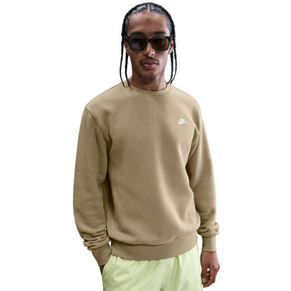 Nike Mens Club Fleece Crewneck - Parachute Beige Denim Exchange
