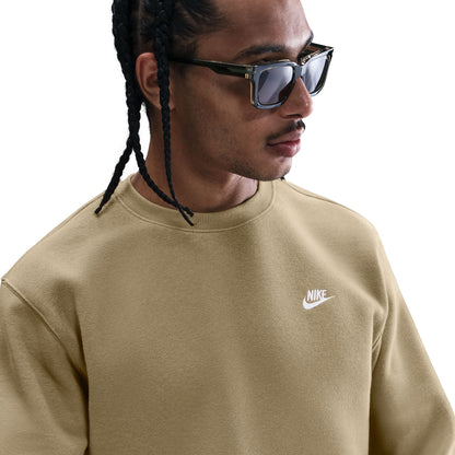 Nike Mens Club Fleece Crewneck - Parachute Beige Denim Exchange