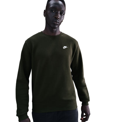 Nike Mens Club Fleece Crewneck - Sequoia Denim Exchange