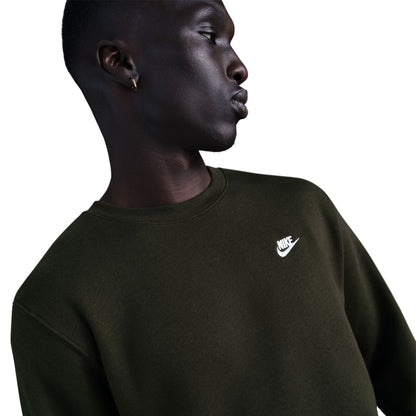 Nike Mens Club Fleece Crewneck - Sequoia Denim Exchange