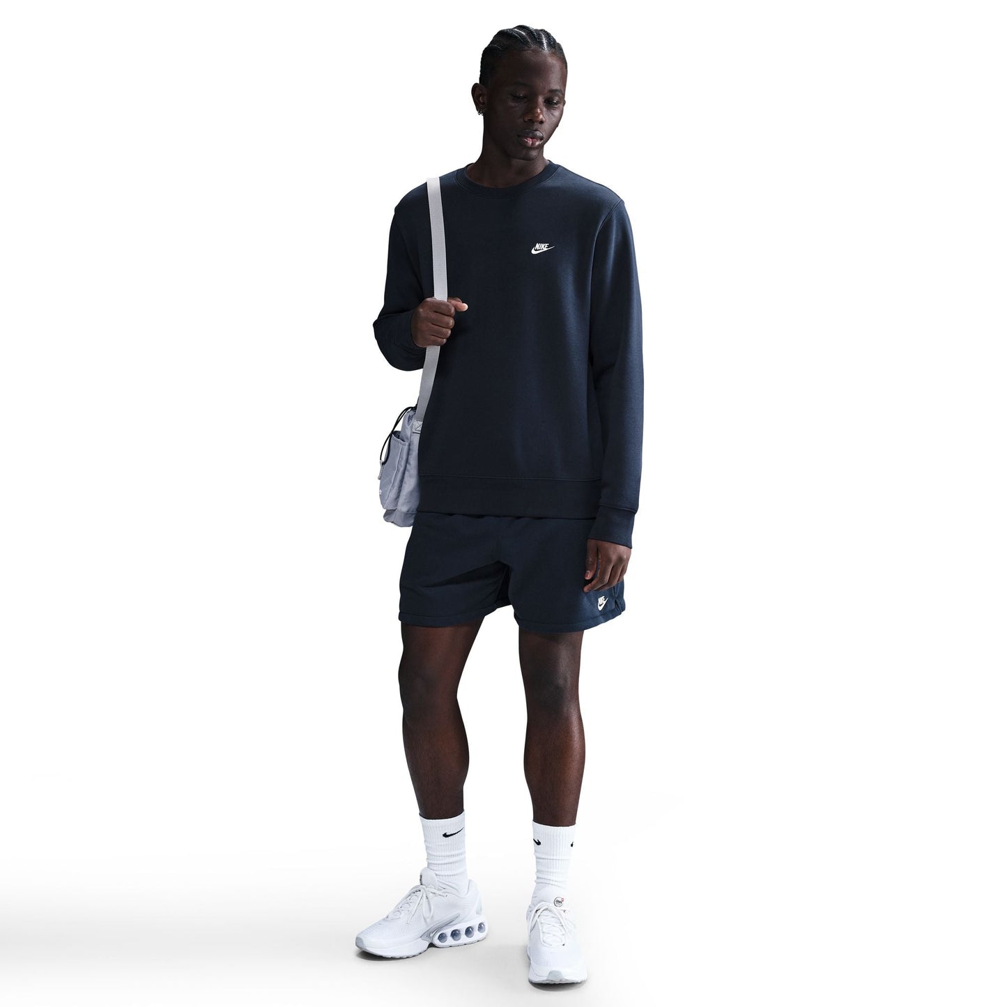 Nike Mens Club Fleece Crewneck - Obsidian Denim Exchange