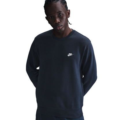 Nike Mens Club Fleece Crewneck - Obsidian Denim Exchange