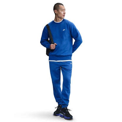 Nike Mens Club Fleece Crewneck - Game Royal Denim Exchange