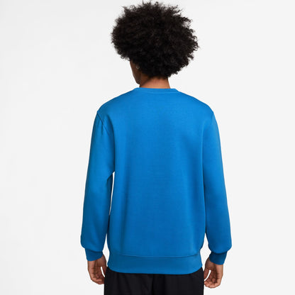 Nike Mens Club Fleece Crewneck - Photo Blue Denim Exchange