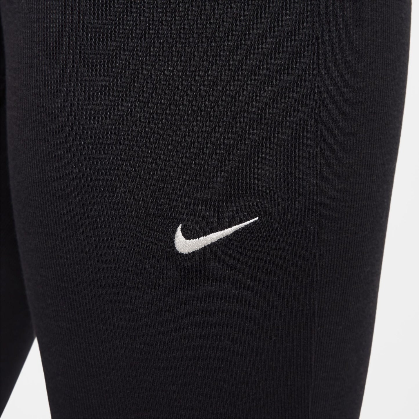 Nike Womens Sportswear Chill Knit Flared Leggings - Black Denim Exchange