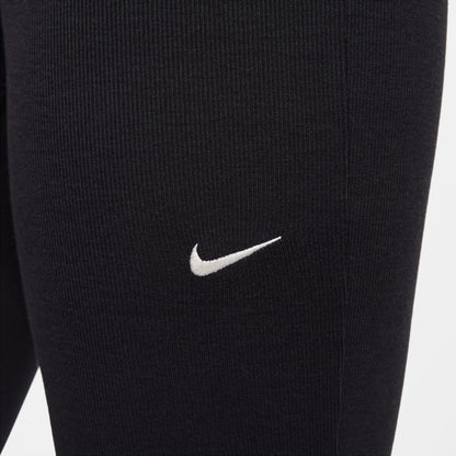 Nike Womens Sportswear Chill Knit Flared Leggings - Black Denim Exchange