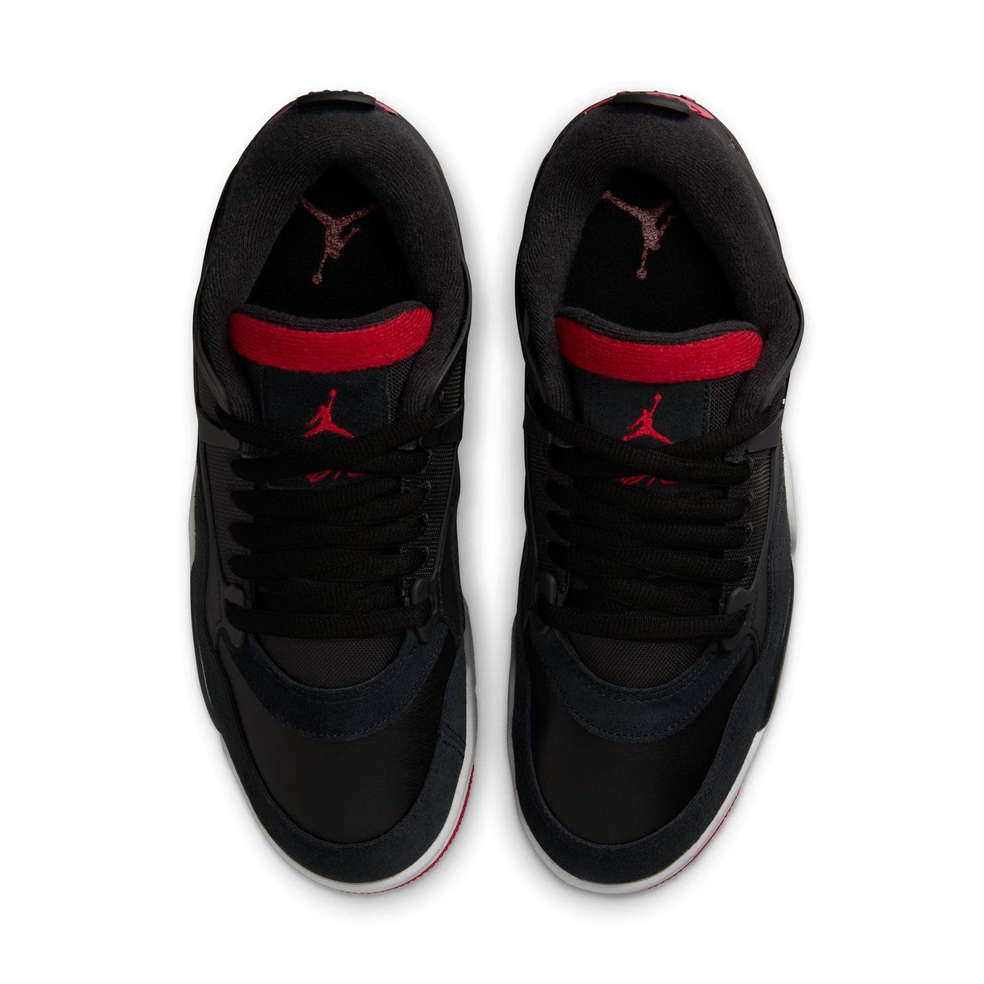 Air Jordan Mens 4 RM - Black/Varsity Red Denim Exchange
