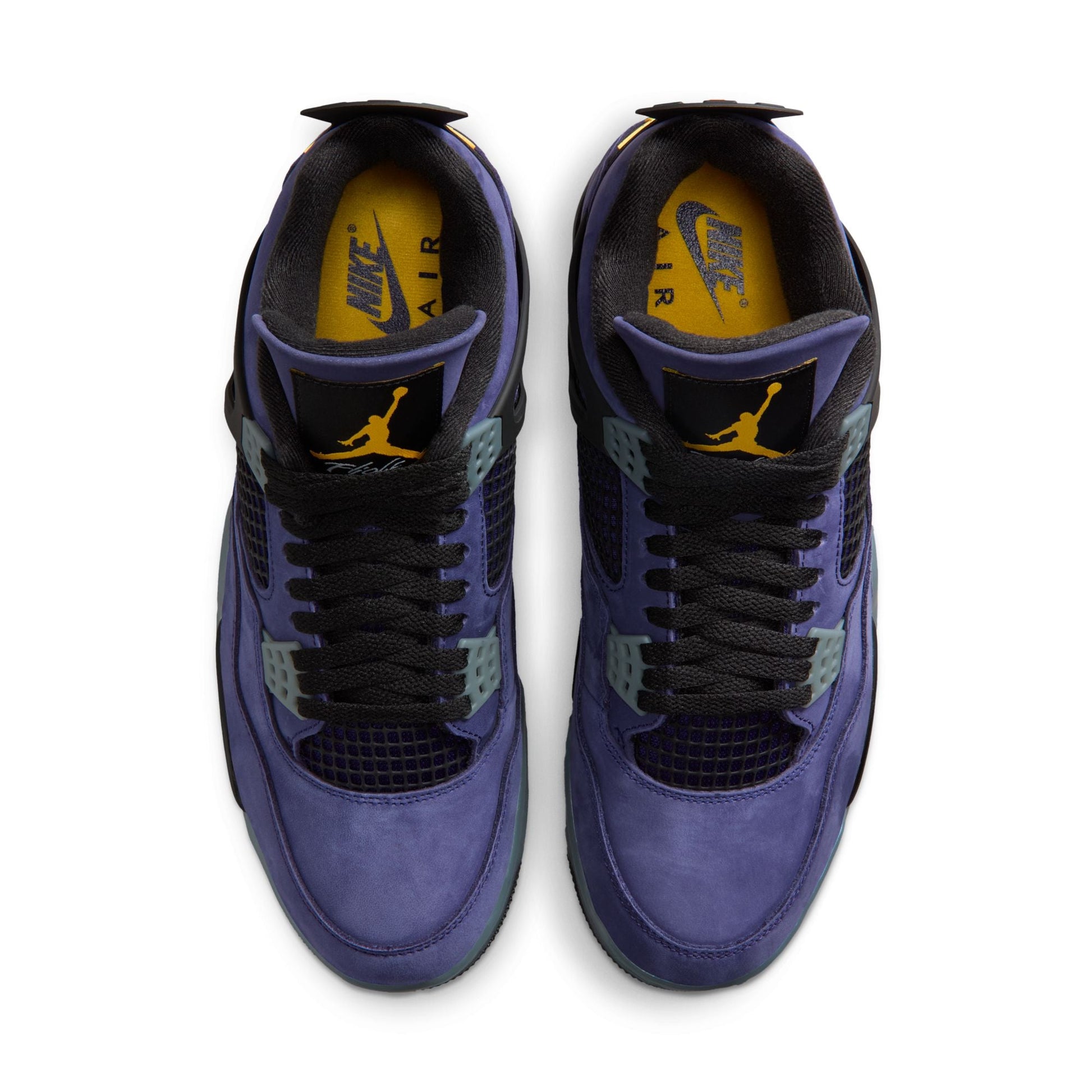 Air Jordan Mens 4 Retro - Lakers Denim Exchange