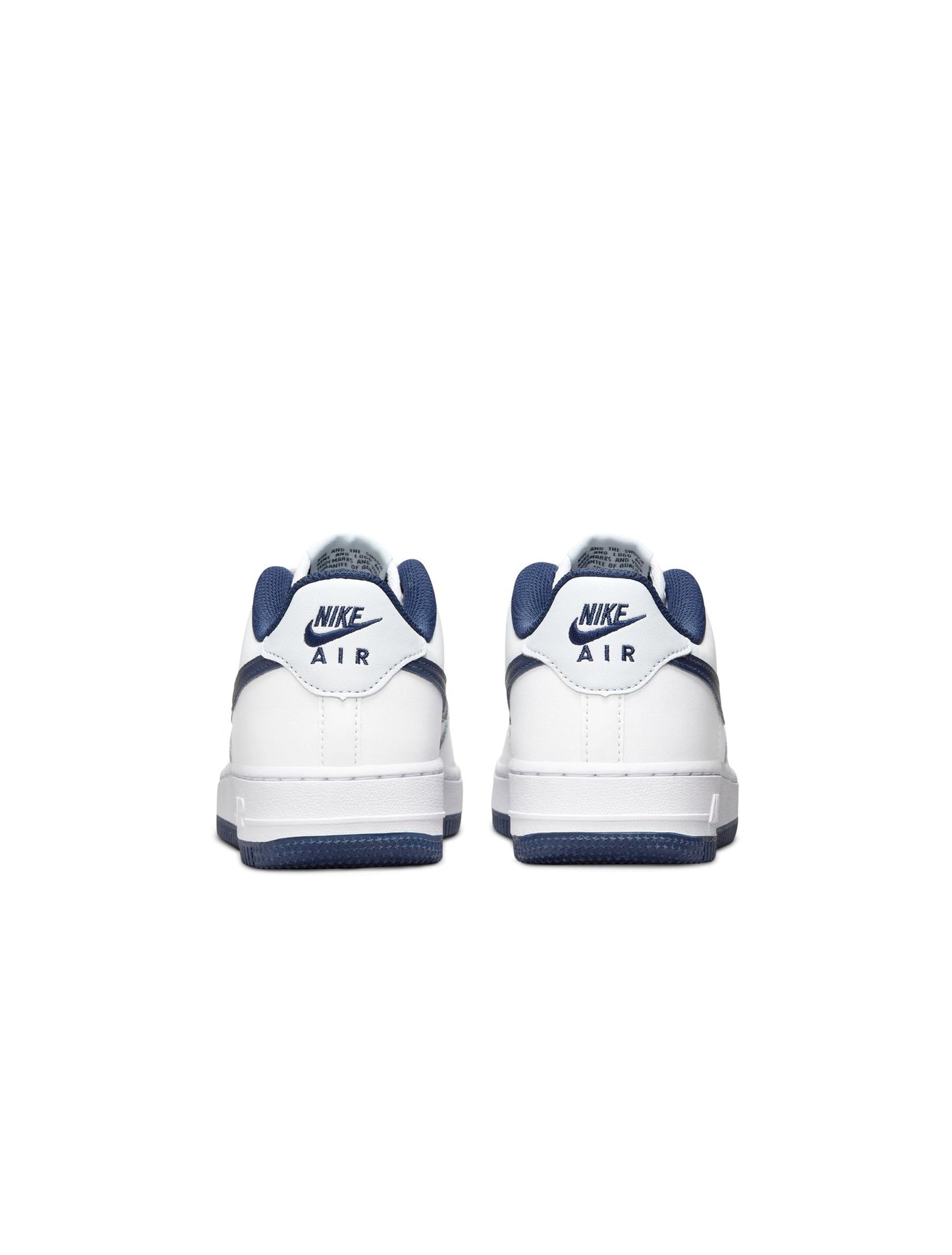 Nike Big Kids Air Force 1 - White Midnight Navy Denim Exchange
