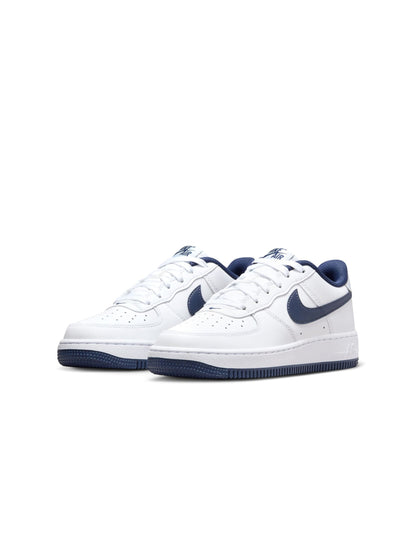 Nike Big Kids Air Force 1 - White Midnight Navy Denim Exchange