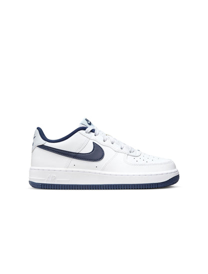 Nike Big Kids Air Force 1 - White Midnight Navy Denim Exchange