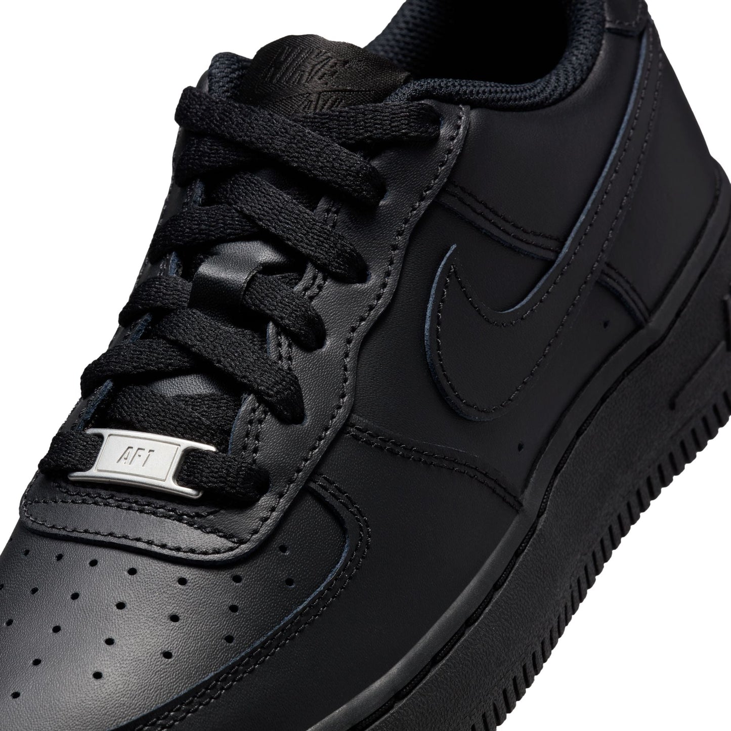 Nike Big Kids Air Force 1 LE - Black Denim Exchange