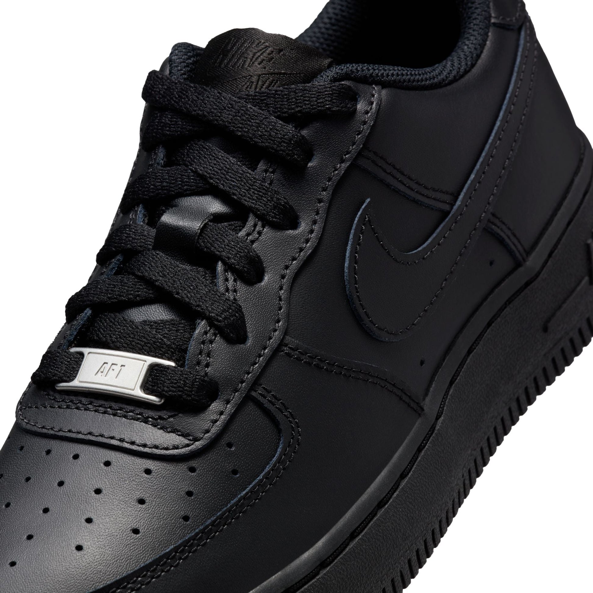 Nike Big Kids Air Force 1 LE - Black Denim Exchange