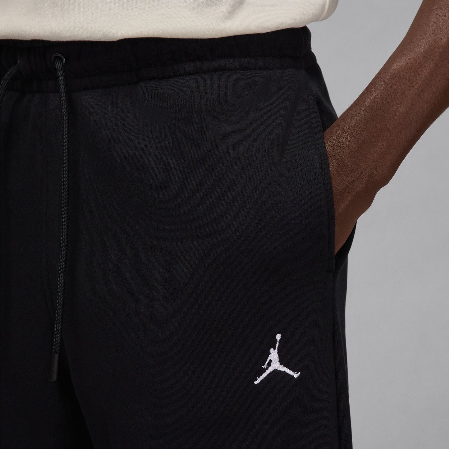 Air Jordan Mens Jordan Brooklyn Fleece Joggers  - Black Denim Exchange